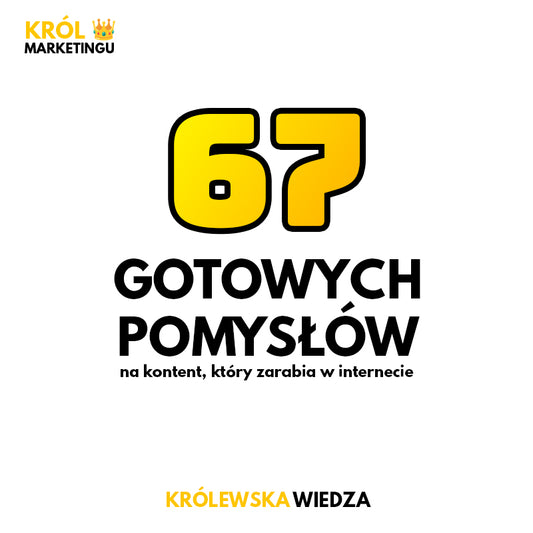 67 Gotowych pomysłów na zarabianie w Internecie - EBOOK